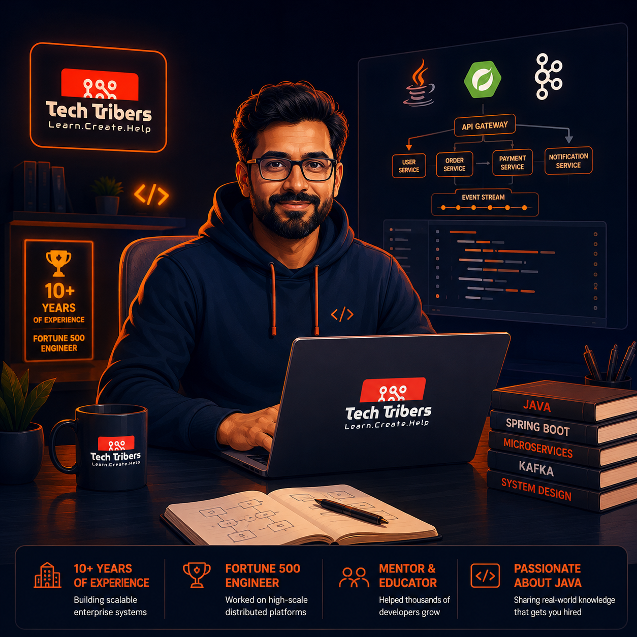 TechTribers founder — Senior Java/Kafka Developer